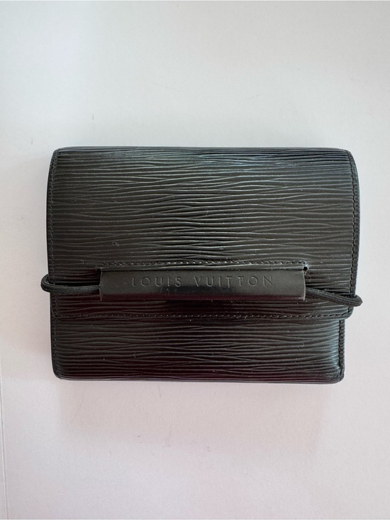 Louis Vuitton Handbags - Louis Vuitton Black Epi Trifold Compact Wallet